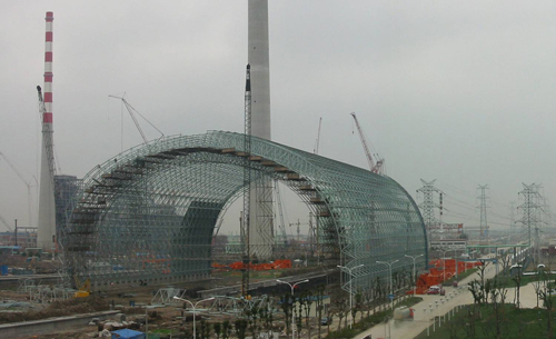豐縣發(fā)電廠球形網(wǎng)架